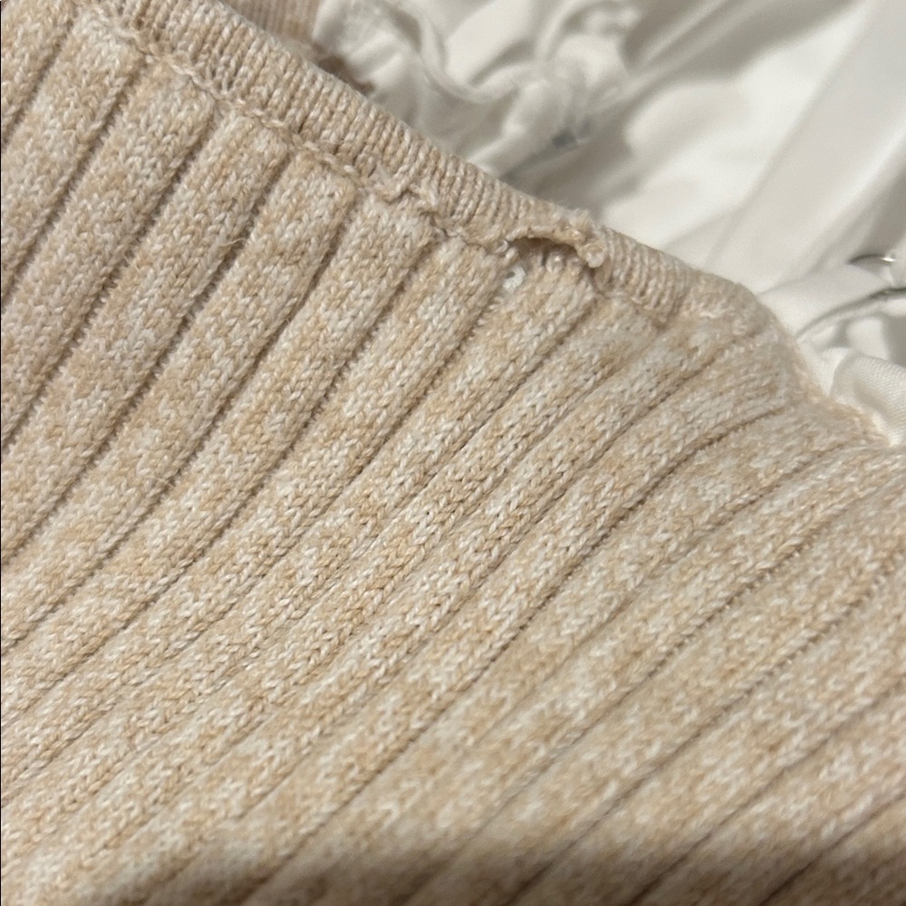 NAADAM White and Tan Maxi Dress - Picture 10 of 13